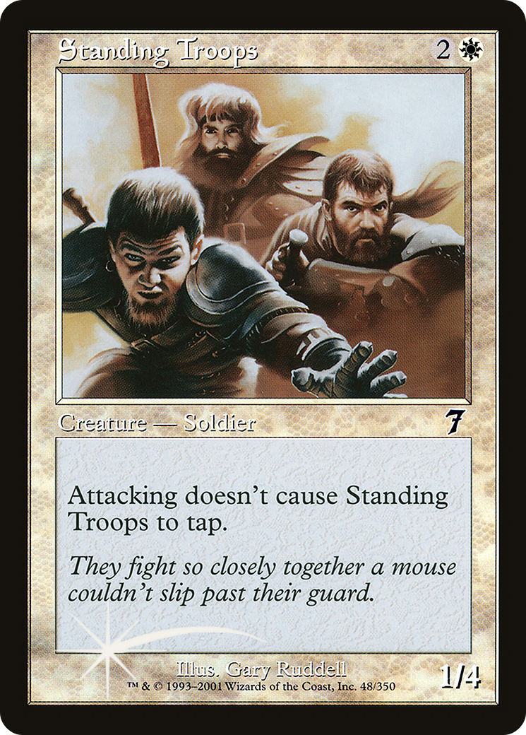 Standing Troops (7ED-48★) - 7th Edition