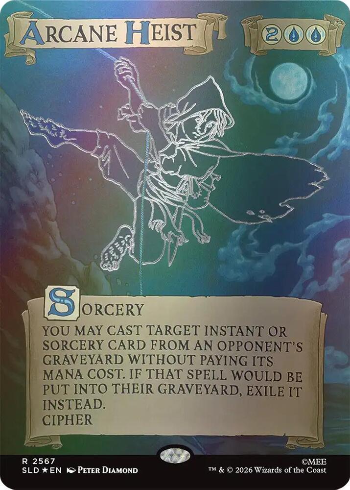 Arcane Heist (Out Of Sight Foil) (2567) [Secret Lair Drop Series]