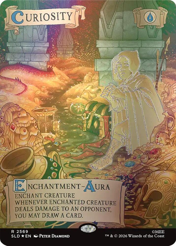 Curiosity (2569) (Out Of Sight Foil) (2569) [Secret Lair Drop Series]