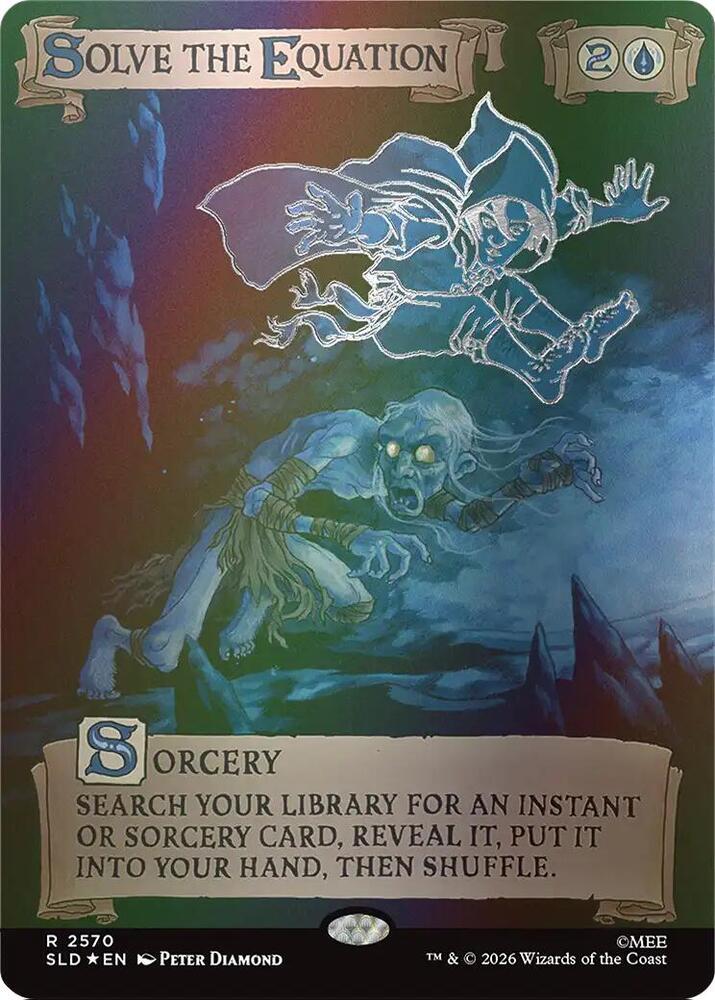 Solve the Equation (2570) (Out Of Sight Foil) (2570) [Secret Lair Drop Series]