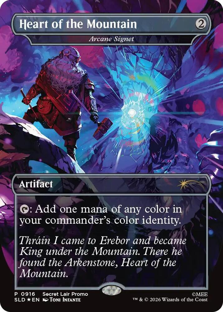 Heart of the Mountain - Arcane Signet (916) [Secret Lair Drop Series]