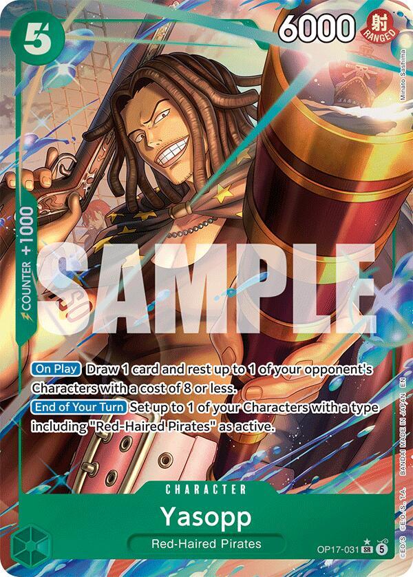 Yasopp (Alternate Art) (OP17-031) [The World's Strongest Warriors]