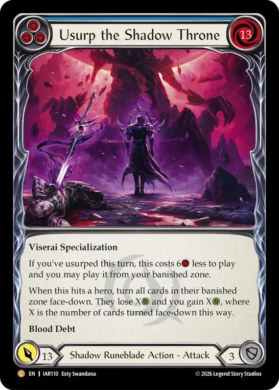 Usurp the Shadow Throne (IAR110) [Usurp the Shadow Throne]