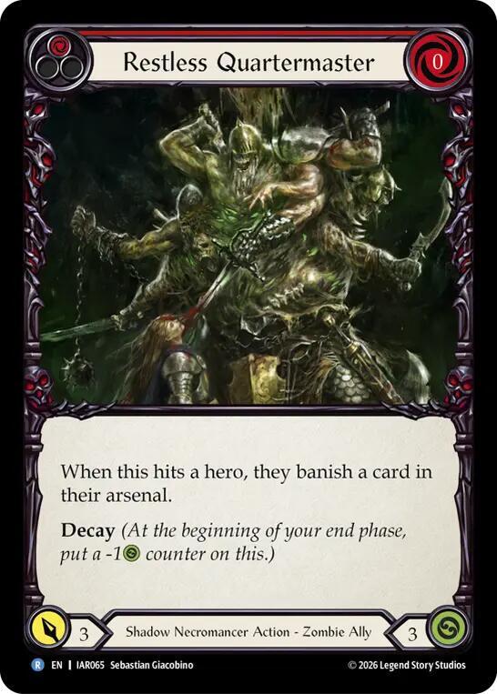 Restless Quartermaster (IAR065) [Usurp the Shadow Throne]