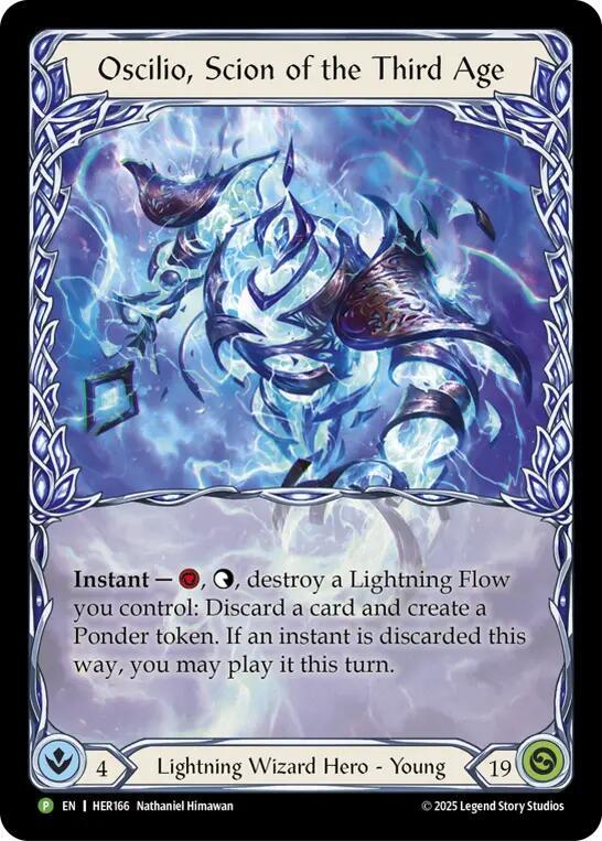 Oscilio, Scion Of The Third Age - HER166 (HER166) [Flesh and Blood: Promo Cards]