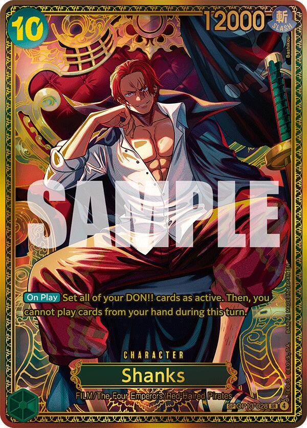 Shanks (OP13-028) (SP) (OP13-028) [The World's Strongest Warriors]