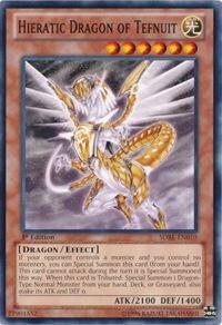 Hieratic Dragon of Tefnuit (SDBE-EN010) [Structure Deck: Saga of Blue-Eyes White Dragon]