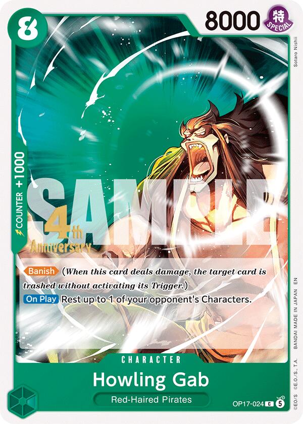 Howling Grab (OP17-024) [The World's Strongest Warriors Release Event Cards]