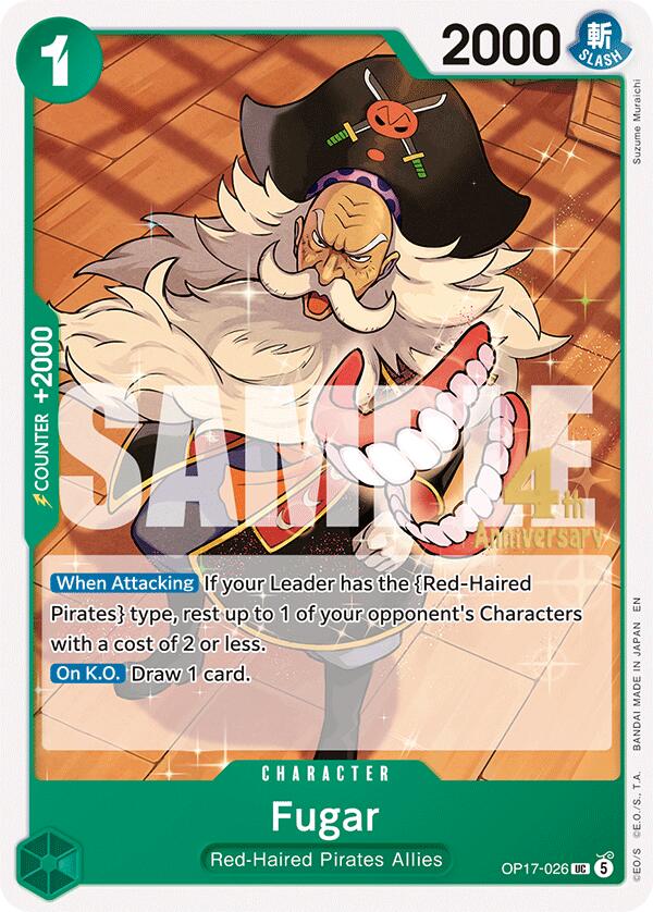 Fugar (OP17-026) [The World's Strongest Warriors Release Event Cards]