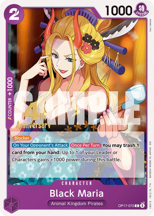 Black Maria (OP17-072) [The World's Strongest Warriors Release Event Cards]