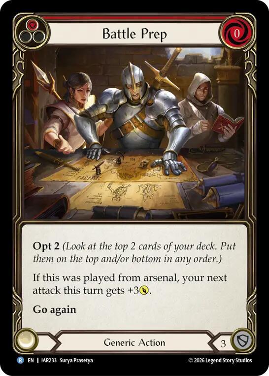 Battle Prep (Red) (IAR233) [Usurp the Shadow Throne]