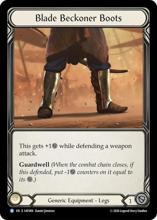 Blade Beckoner Boots (SAT009) [Silver Age: Usurp the Shadow Throne]