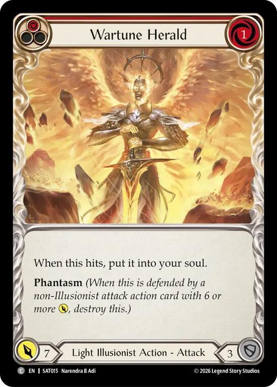 Wartune Herald (Red) (SAT015) [Silver Age: Usurp the Shadow Throne]