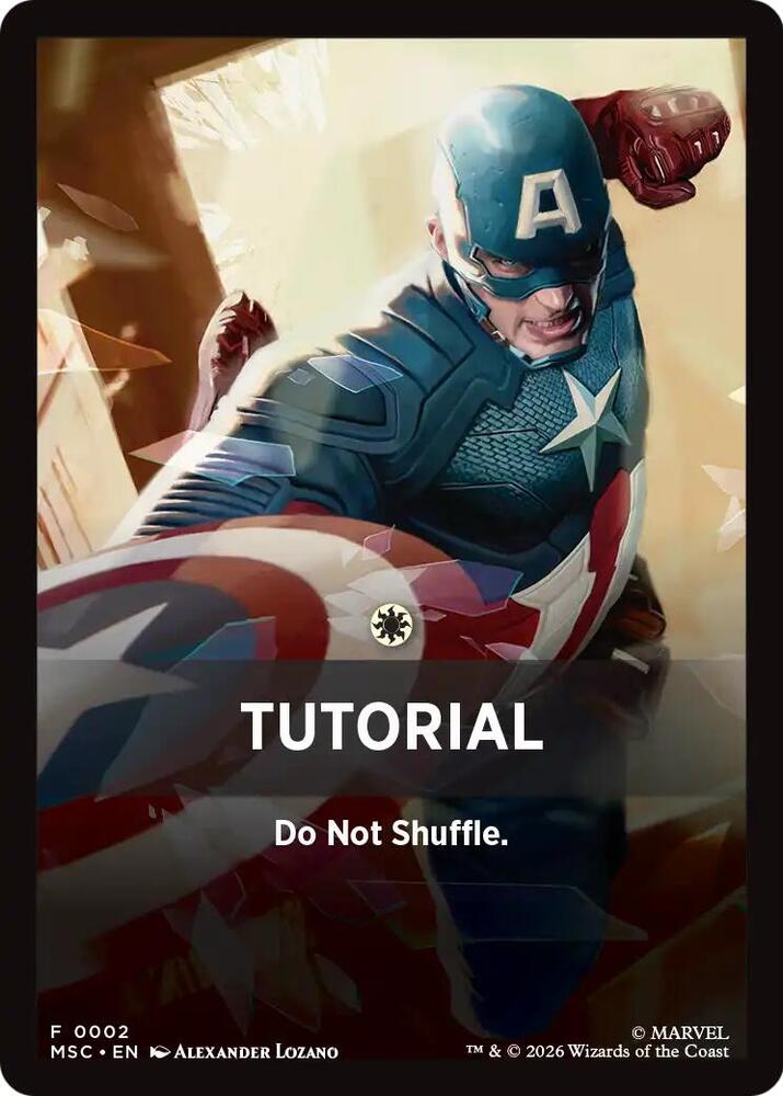Tutorial Theme Card (0002) (2) [Commander: Marvel Super Heroes]