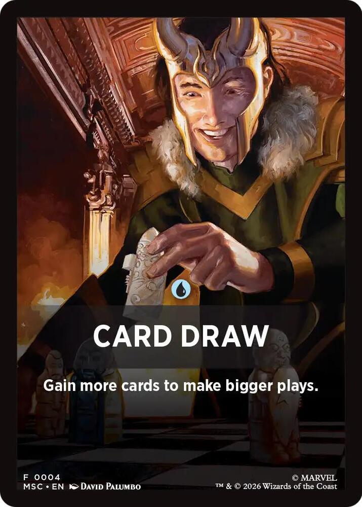Card Draw Theme Card (4) [Commander: Marvel Super Heroes]