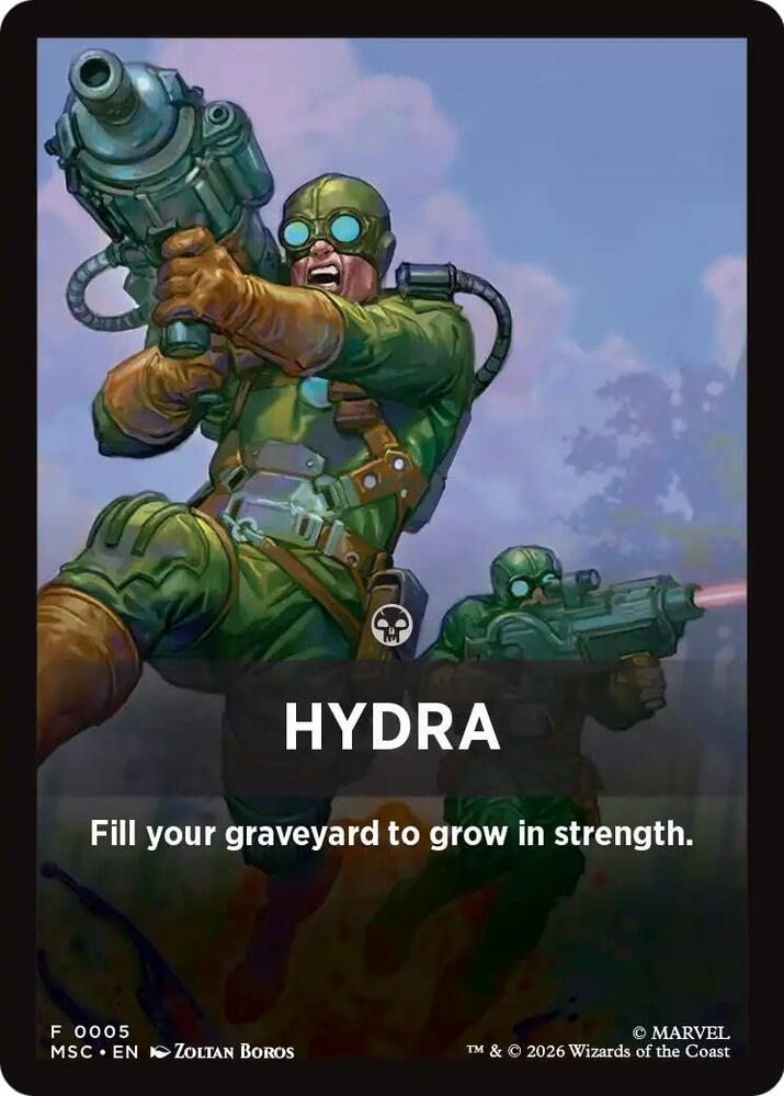 Hydra Theme Card (0005) (5) [Commander: Marvel Super Heroes]