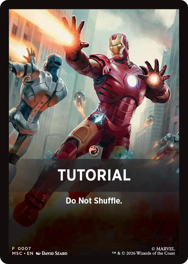 Tutorial Theme Card (0007) (7) [Commander: Marvel Super Heroes]