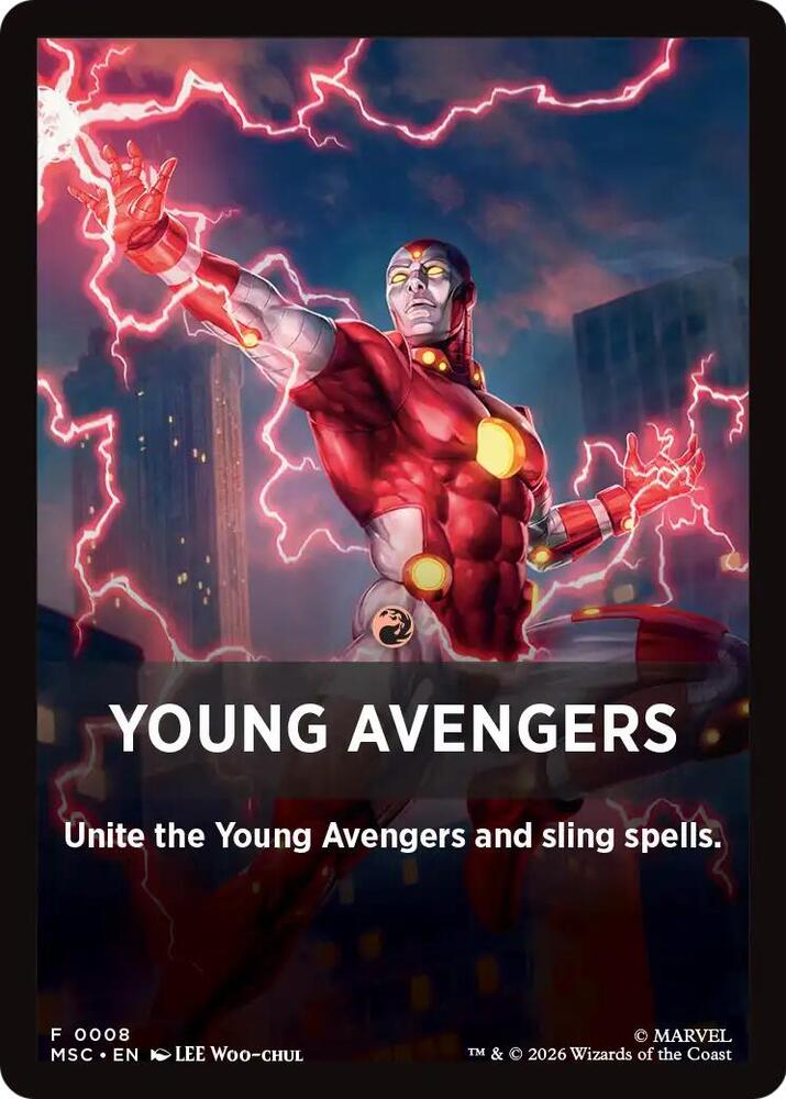 Young Avengers Theme Card (0008) (8) [Commander: Marvel Super Heroes]
