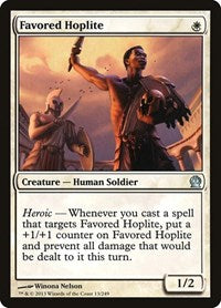 Favored Hoplite (13) [Theros]