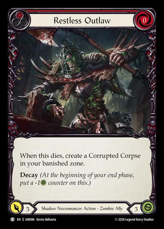 Restless Outlaw (IAR086) [Usurp the Shadow Throne]