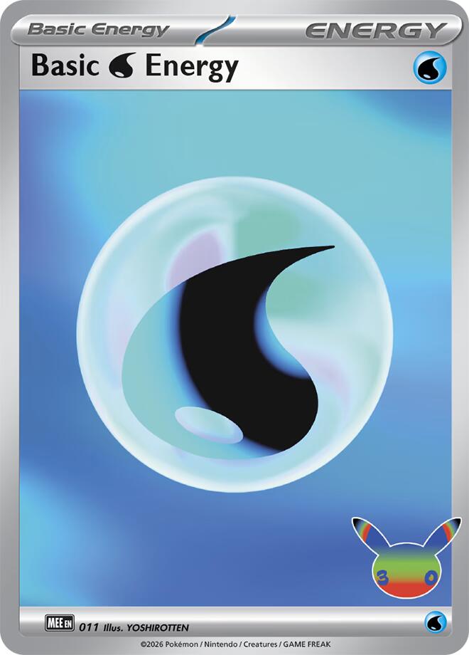 Basic Water Energy - 011 (30th Celebration) (011) [MEE: Mega Evolution Energies]