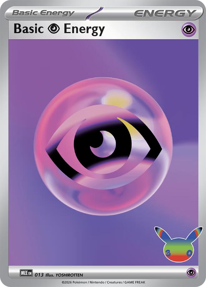 Basic Psychic Energy - 013 (30th Celebration) (013) [MEE: Mega Evolution Energies]