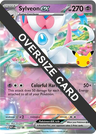 Sylveon ex - 100 (30th Celebration) (100) [Jumbo Cards]