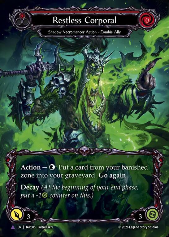 Restless Corporal (Marvel) (IAR085) [Usurp the Shadow Throne]