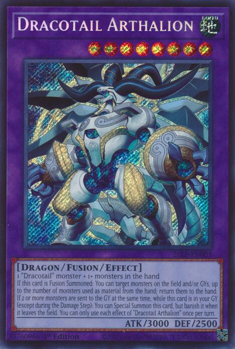 Dracotail Arthalion (Secret Rare) (26LP-EN003) [Limited Pack World Championship 2026]