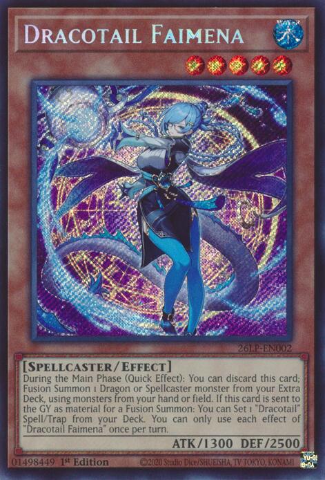 Dracotail Faimena (Secret Rare) (26LP-EN002) [Limited Pack World Championship 2026]