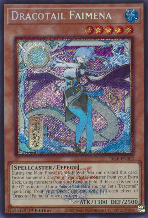 Dracotail Faimena (Emblazoned Alternate Art) (26LP-EN002) [Limited Pack World Championship 2026]