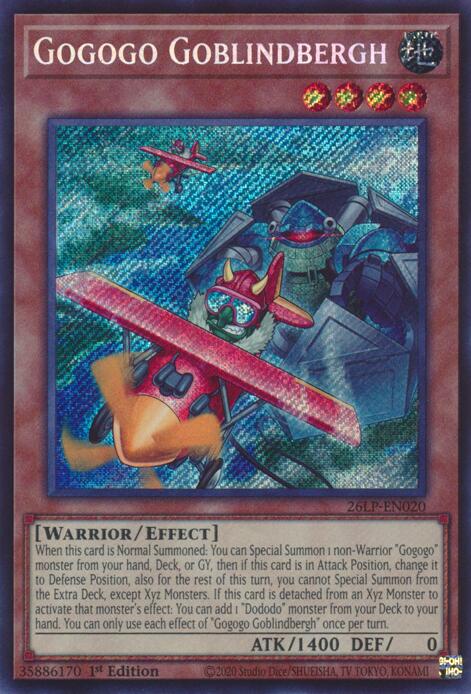 Gogogo Goblindbergh (Secret Rare) (26LP-EN020) [Limited Pack World Championship 2026]