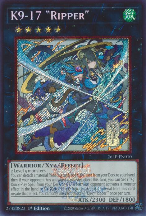 K9-17 Ripper (Emblazoned Alternate Art) (26LP-EN010) [Limited Pack World Championship 2026]