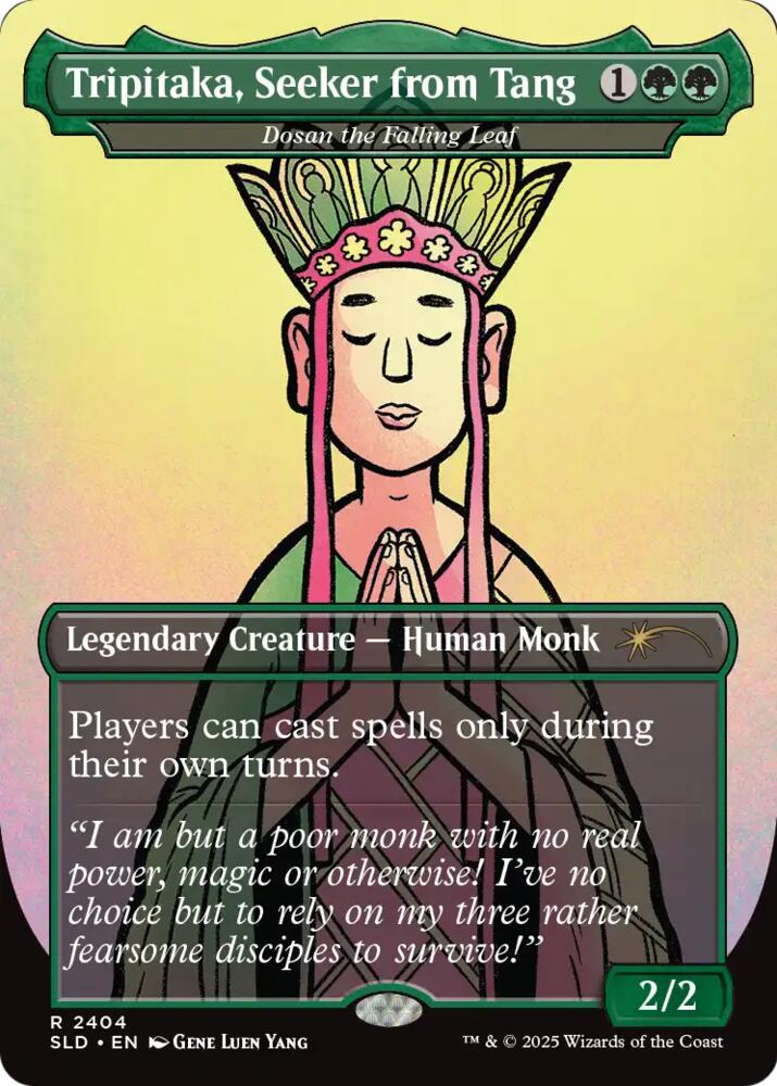 Tripitaka, Seeker from Tang - Dosan the Falling Leaf (2404) [Secret Lair Drop Series]