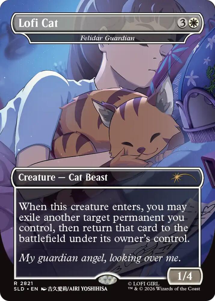 Lofi Cat - Felidar Guardian (2821) [Secret Lair Drop Series]