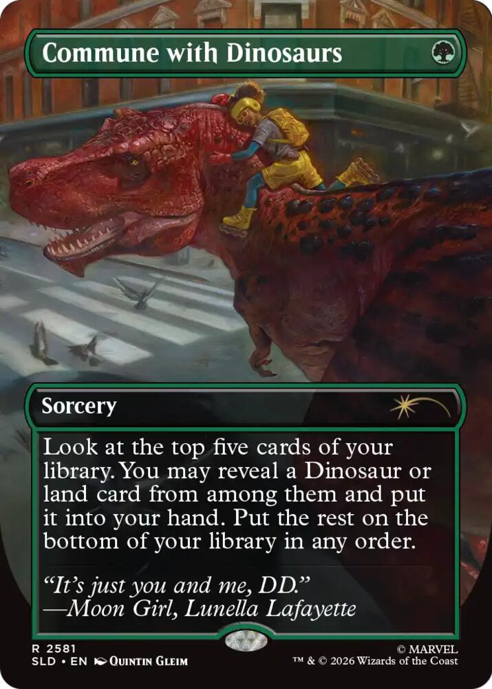 Commune with Dinosaurs (2581) [Secret Lair Drop Series]