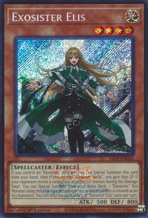 Exosister Elis (Emblazoned Secret Rare) (26LP-EN016) [Limited Pack World Championship 2026]