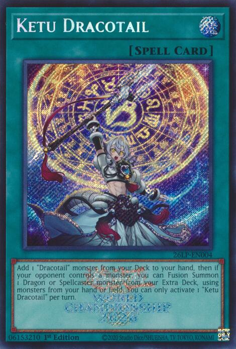 Ketu Dracotail (Emblazoned Secret Rare) (26LP-EN004) [Limited Pack World Championship 2026]