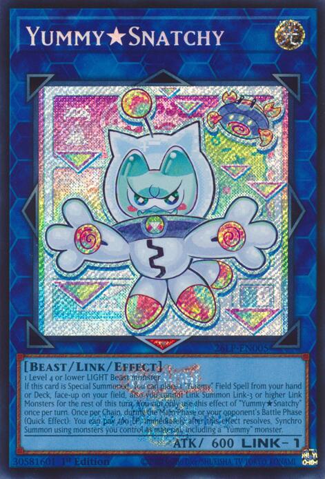 YummySnatchy (Emblazoned Secret Rare) (26LP-EN005) [Limited Pack World Championship 2026]