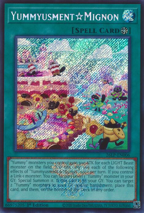 YummyusmentMignon (Emblazoned Secret Rare) (26LP-EN006) [Limited Pack World Championship 2026]