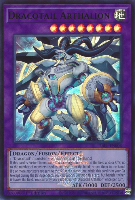 Dracotail Arthalion (Emblazoned) (26LP-EN003) [Limited Pack World Championship 2026]