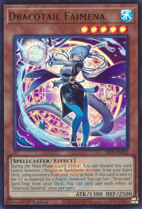 Dracotail Faimena (Emblazoned) (26LP-EN002) [Limited Pack World Championship 2026]