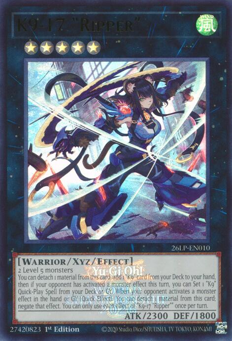 K9-17 Ripper (Emblazoned) (26LP-EN010) [Limited Pack World Championship 2026]
