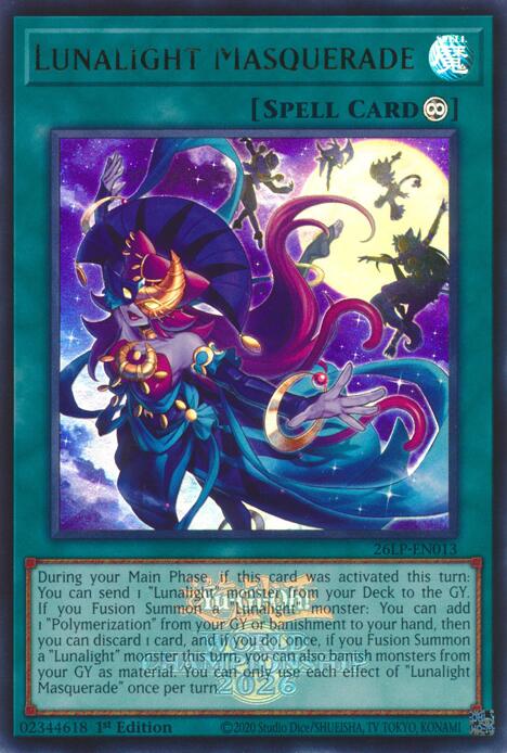 Lunalight Masquerade (Emblazoned) (26LP-EN013) [Limited Pack World Championship 2026]
