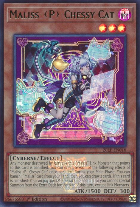 Maliss P Chessy Cat (Emblazoned) (26LP-EN018) [Limited Pack World Championship 2026]