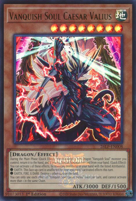 Vanquish Soul Caesar Valius (Emblazoned) (26LP-EN008) [Limited Pack World Championship 2026]