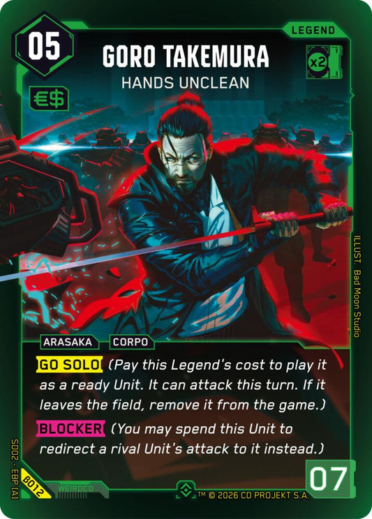 Goro Takemura - Hands Unclean (B012) [Embracing Power - Beta Starter Deck]
