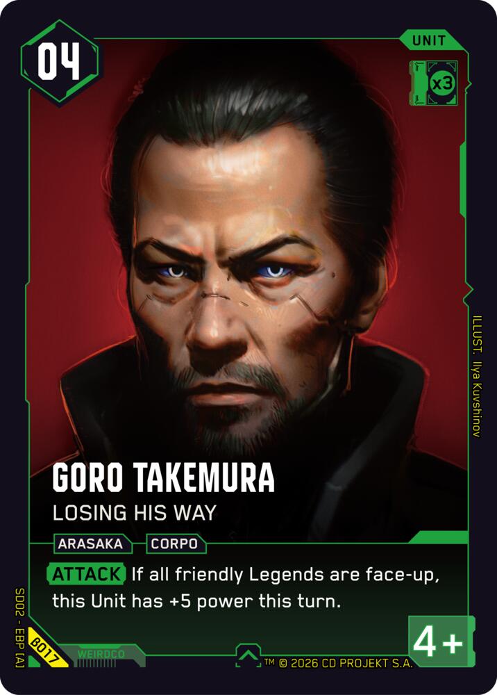 Goro Takemura - Losing His Way (B017) [Embracing Power - Beta Starter Deck]