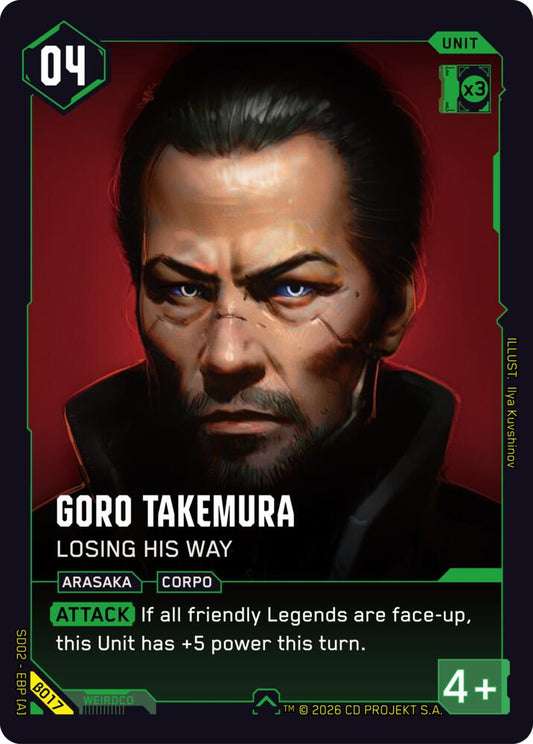 Goro Takemura - Losing His Way (B017) [Embracing Power - Beta Starter Deck]
