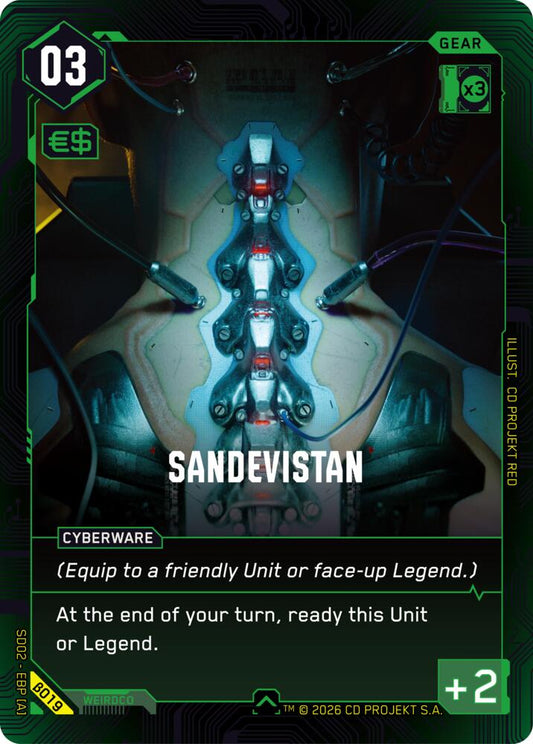 Sandevistan (B019) [Embracing Power - Beta Starter Deck]
